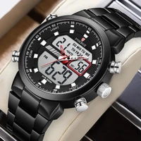 lige business watch for men quartz chronograph sport waterproof man watches military fashion stainless steel wristwatch clock