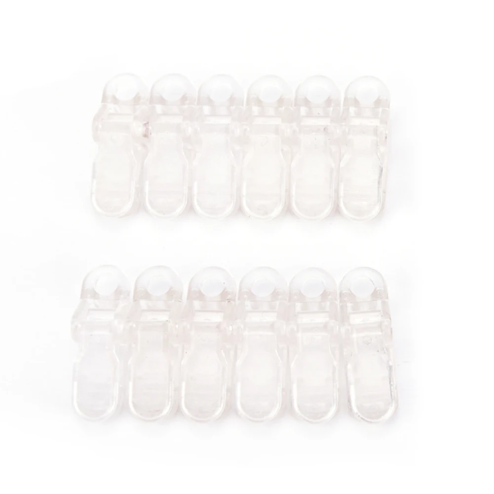

12pcs/set Outdoor Caravan Survival Grommet Windproof Durable Camping Mini Strengthen Fixed Multifunction Tent Clips