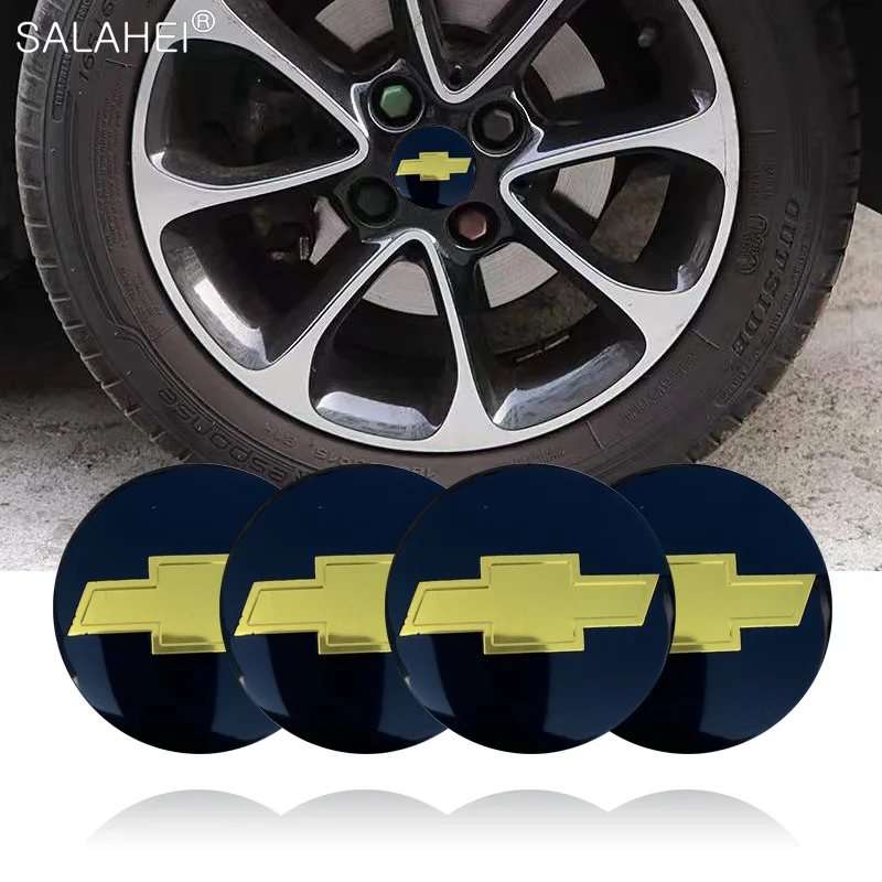 

4Pcs 56mm Car Wheel Center Hub Sticker For Chevrolet Cruze Malibu Cavalier Monza Sail Equinox Orlando Silverado Camaro Aveo Beat