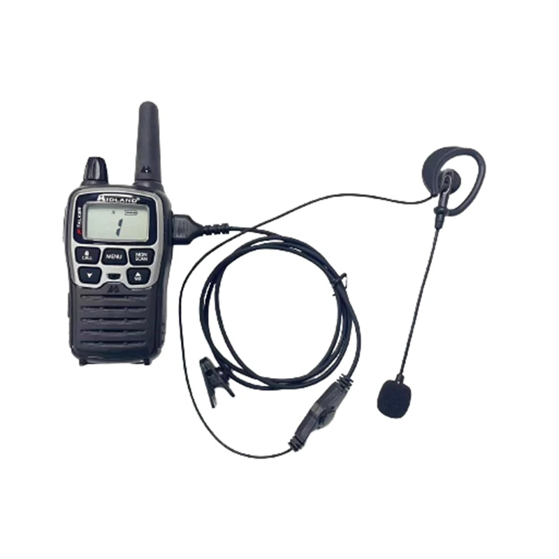 RISENKE Earpiece for Midland LXT600VP3 LXT500VP3 GXT1050VP4 GXT1000X3VP4 GXT1030VP4 Walkie Talkie Accessories Headset