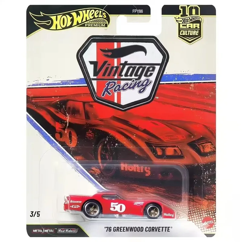 Фото Коллекционные модели автомобилей Hot Wheels Premium Series Car Culture VR: винтажные гоночные Porsche 917K, Ferrari 250 GTO, Jaguar XJS (литые игрушечные модели FPY86) №3