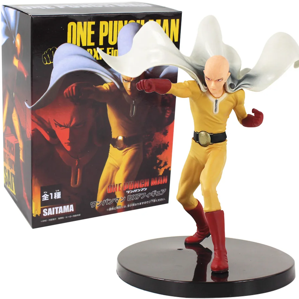 

20cm One Punch Man Figure Toy Saitama Sensei DXF Hero PVC Action Figure Model Doll Collectible Anime Figurine Gift