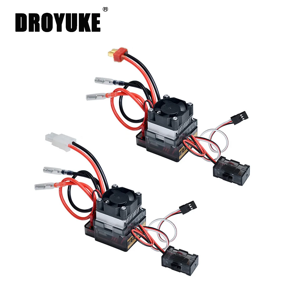 

Droyuke Special offer Toys High Voltage ESC Brushed Speed Controller 1Pc 7.2V-16V 320A For RC Car Truck Buggy Boat