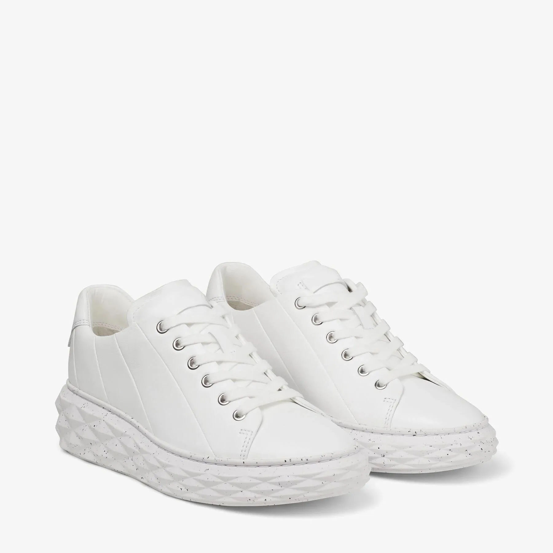 

Women Shoes Diamond Light Maxi/F White Nappa Leather Low-Top Trainers Platform Sole Oeing 8882304111442