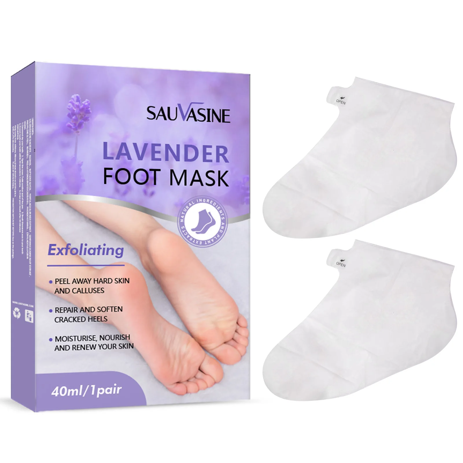 

Увлажняющая питательная маска для снятия сухости и восстановления ног