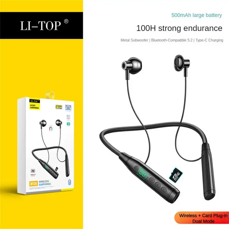 

Low Frequency Rich Sports Earphones Strong Battery Life Bio-diaphragm Waterproof Earphone Sports Waterproof Hd Calls And Elastic