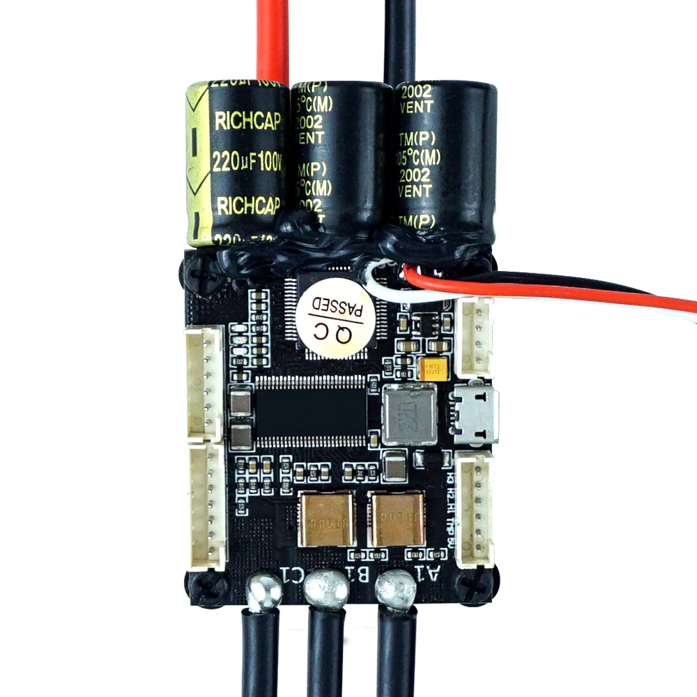 FLIPSKY Mini FSESC4.20 50A ESC Based Upon VESC Speed Control with Aluminum Anodized Heat Sink for Electric Skateboard Robot