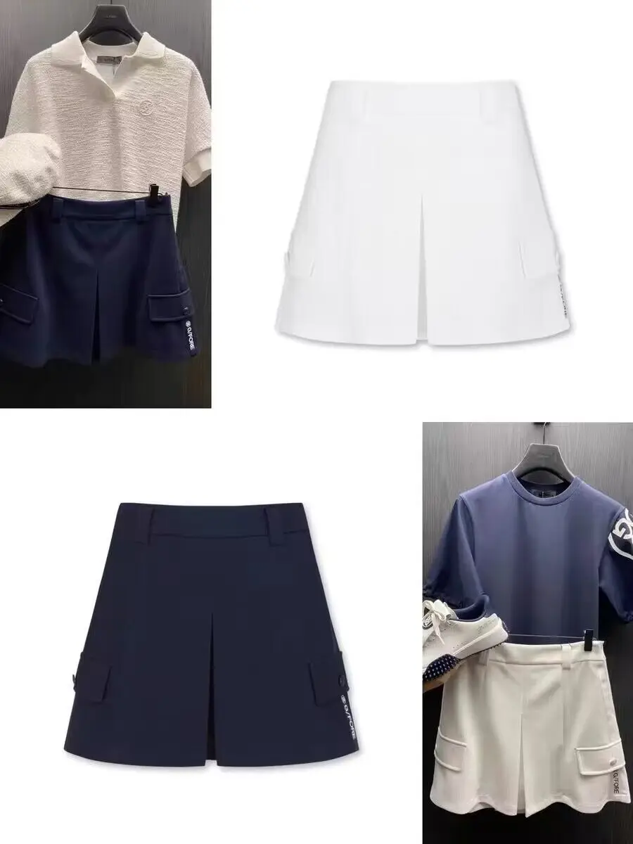

South Korea Golf clothing women short skirt sports quick drying breathable A-line skirt slimming anti-slip skirt