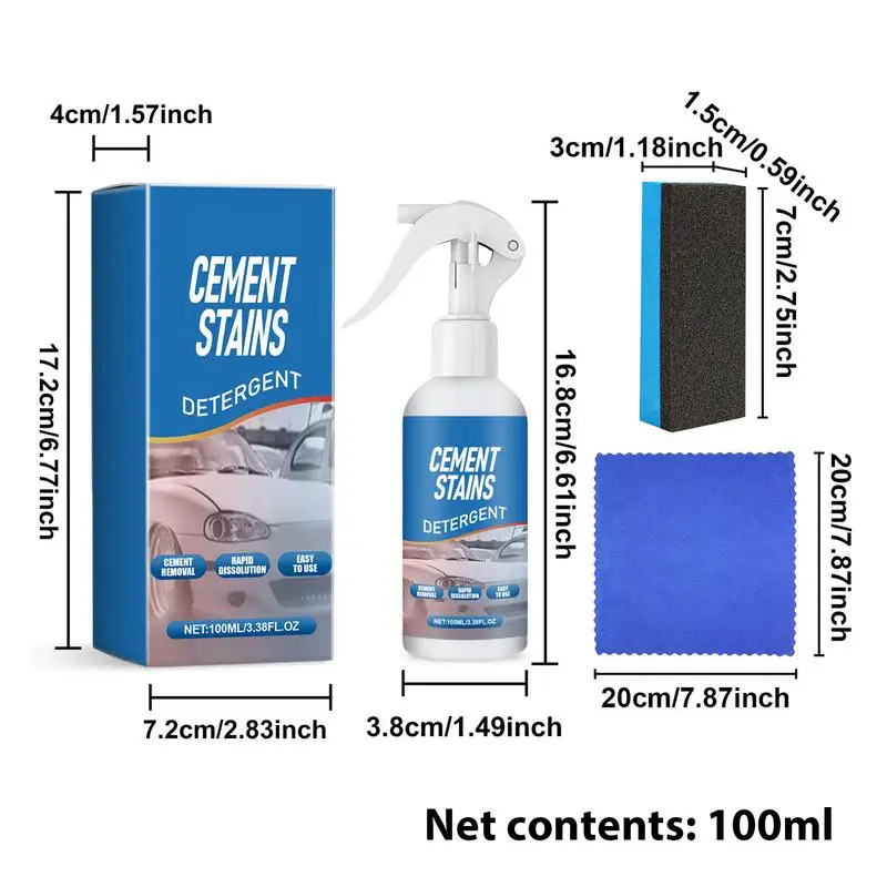 Средство для удаления пятен на бетоне 100 мл автоматический раствор эффективное