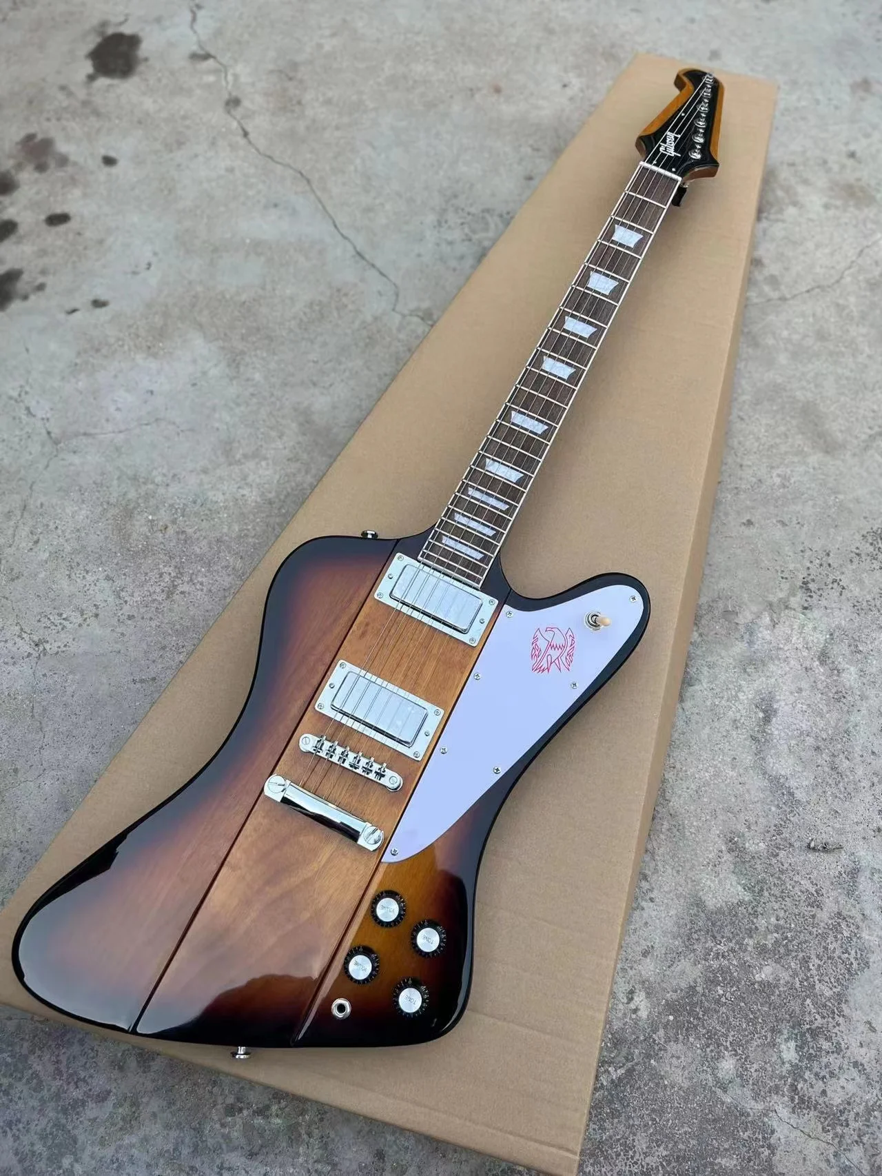 

Firebird electric guitar, rock metal guitar High grade log color Hot Sale