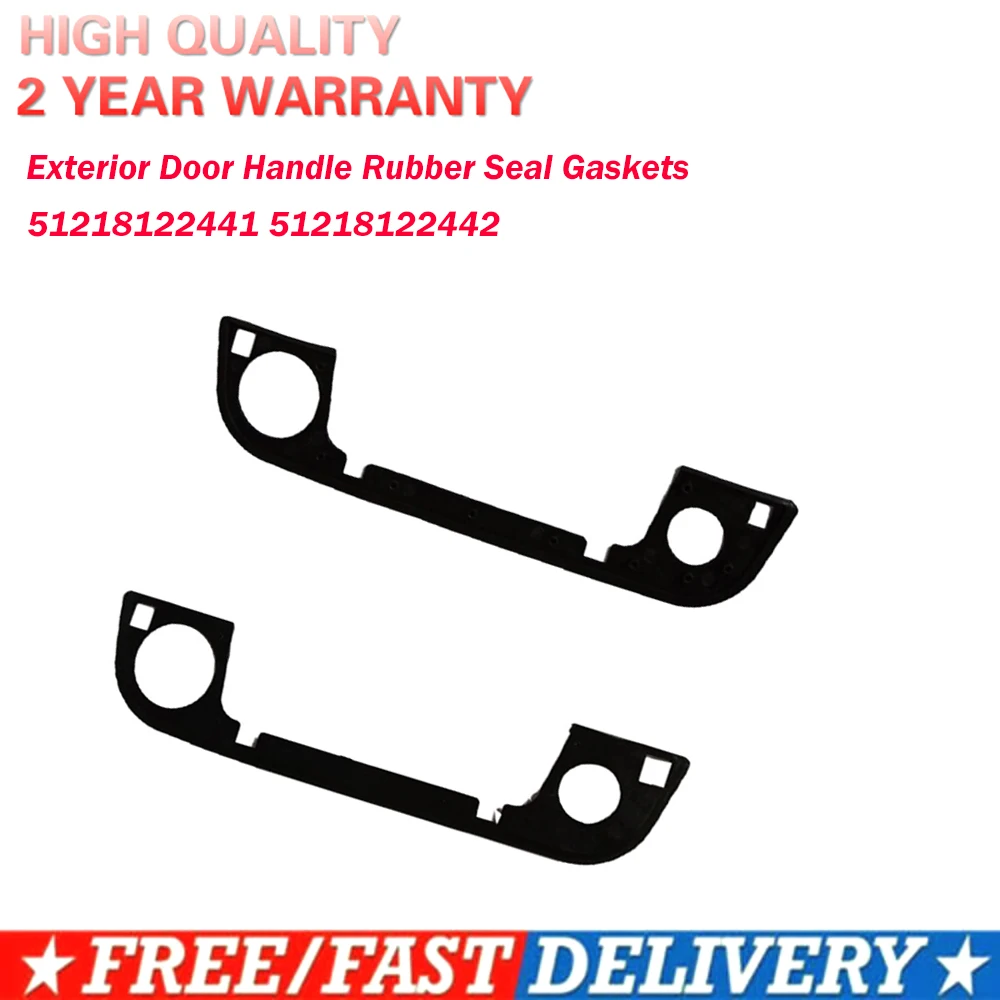 

Car Exterior Set Left Right Door Handle Rubber Seal Gasket Black for BMW 3 5 7 Series E36 E34 E32 Z3 Door Rubber Seal Gaskets