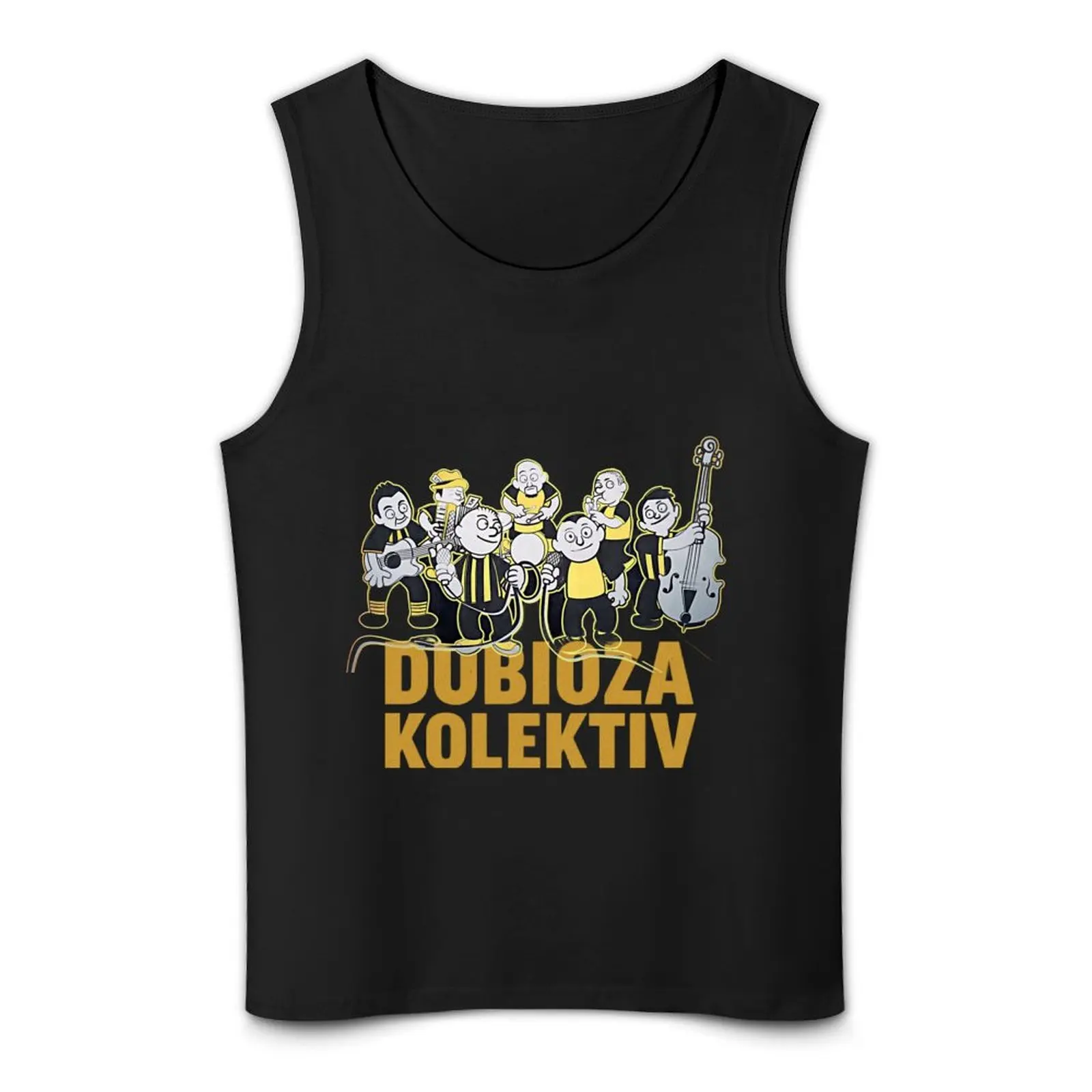 Dubioza kolektiv Tank Top Мужские спортивные рубашки без рукавов футболка