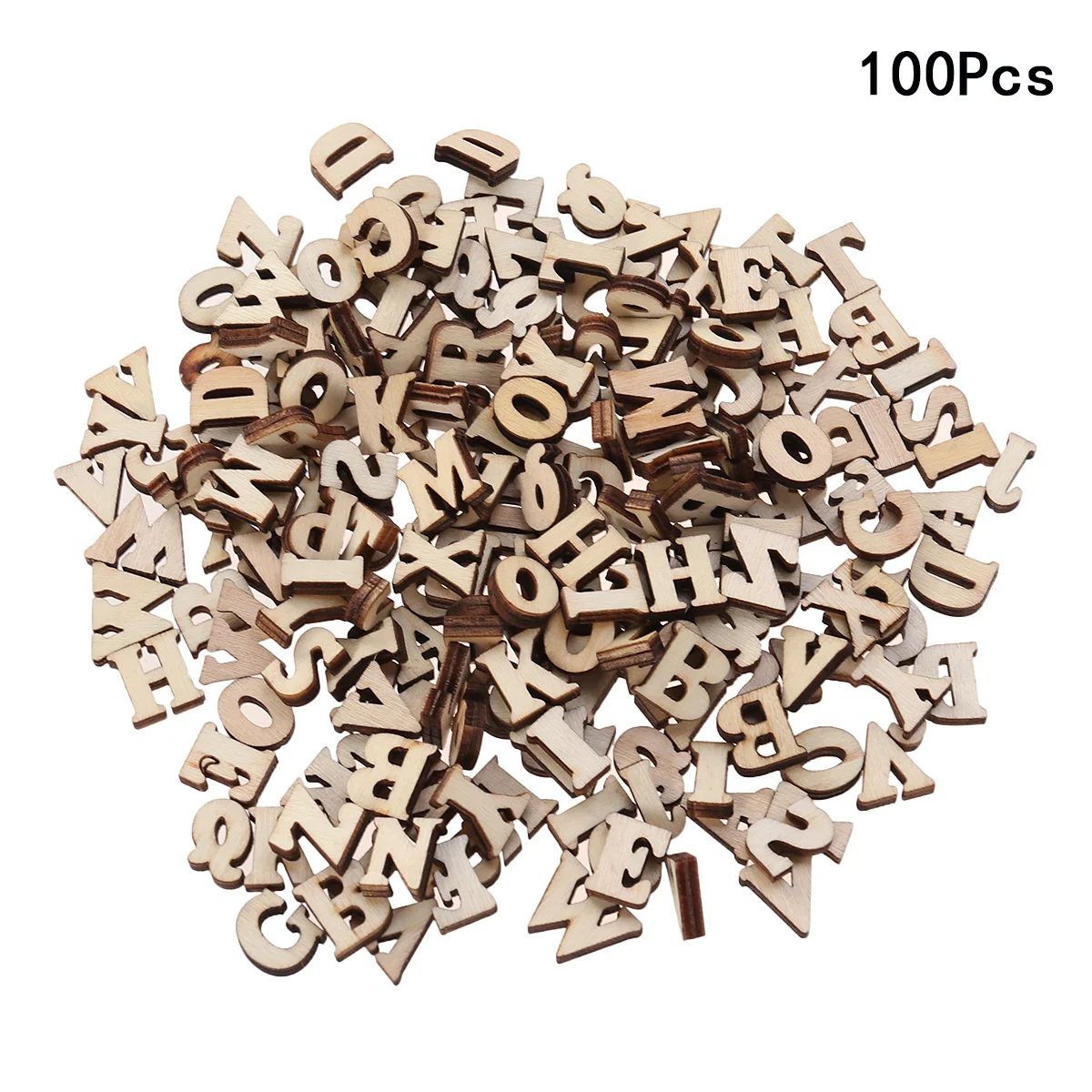 

Letters Wooden Wood Slice Alphabetletter Crafts Craft Cut Out Natural Wall Decor Christmas Small Cutouts Embellishments Material