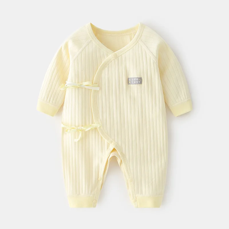 Spring Autumn Baby Jumpsuit Newborn Baby Clothes Rompers Kids Long Sleeve Underwear Cotton Romper 0-6 Months