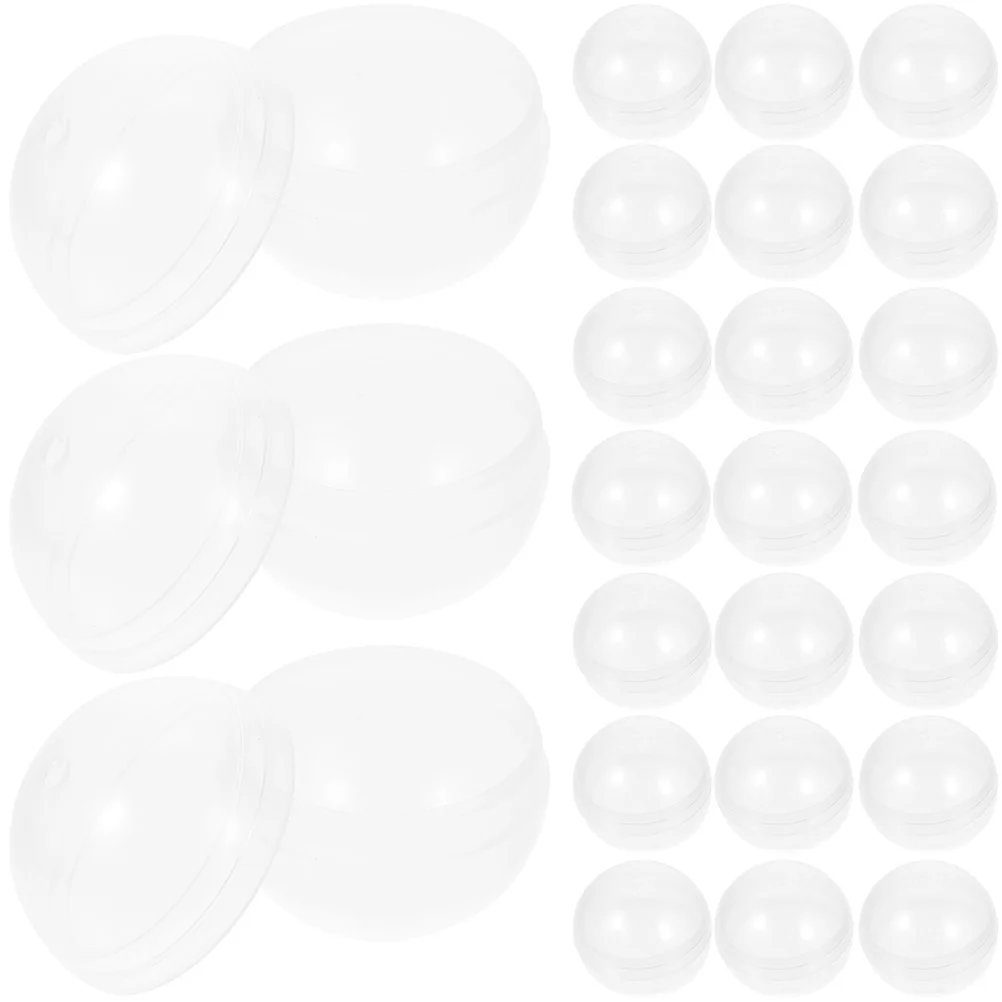 

40pcs Round Fillable Balls Multi-function Plastic Balls Twisting Balls Fillable Balls for Party
