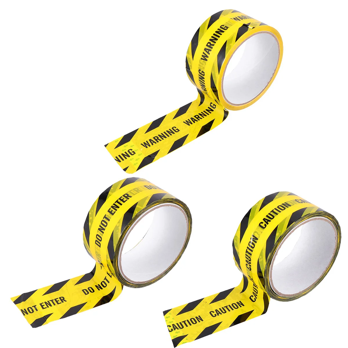 Лента безопасности наклейки предупреждающие маскирующие самоклеящиеся