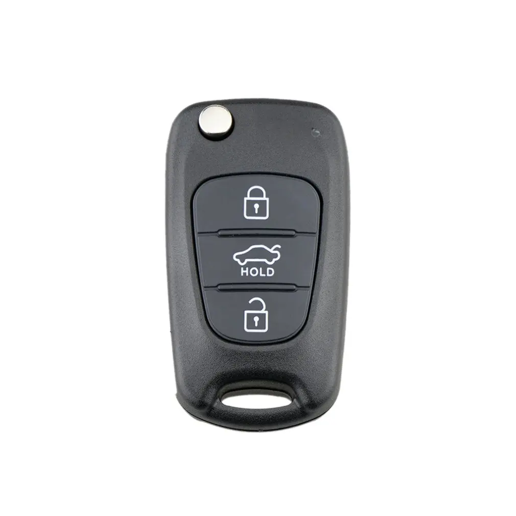 

New 3 Button Flip Remote Folding Key Fob Case Shell High Precision Spare Parts Small And Light Shell for Hyundai for Kia