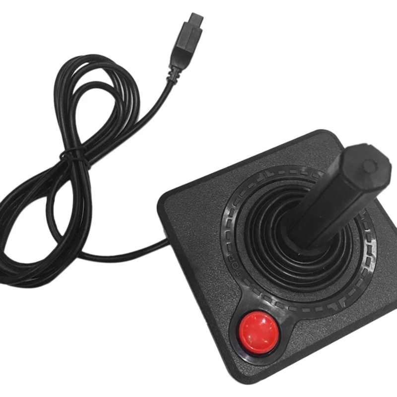 

2pcs for Atari 2600 Game Rocker Gaming Joystick Controller with 4-Way Lever and Single Action Button Retro Gamepad Accessories