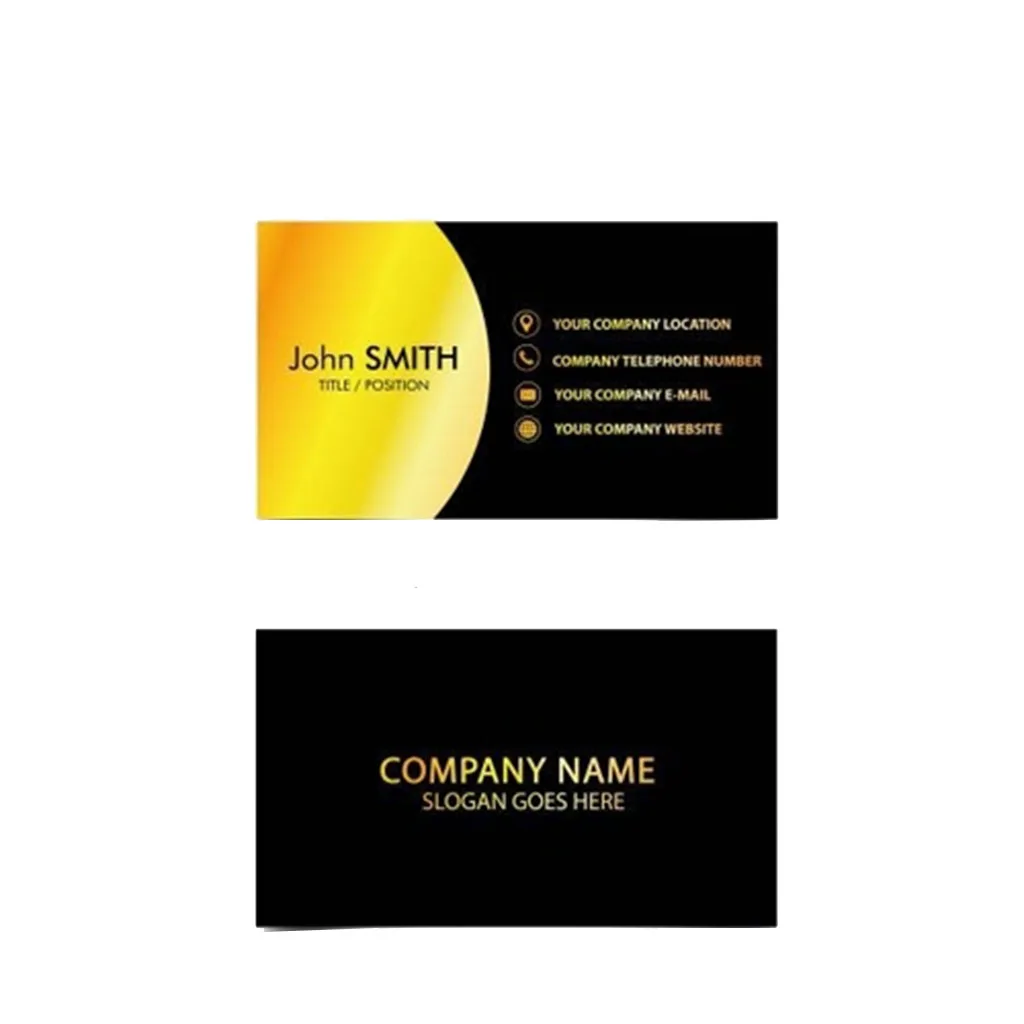 

Custom Personal Business Cards with Your Own Logo and Name Personalized Double Sides Printing Paper Card 300gsm Any Color