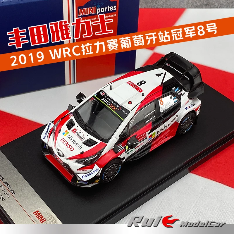 

1:43 MINIPARTES Yaris GAZOO 2019 WRC Portugal Race No. 8 model