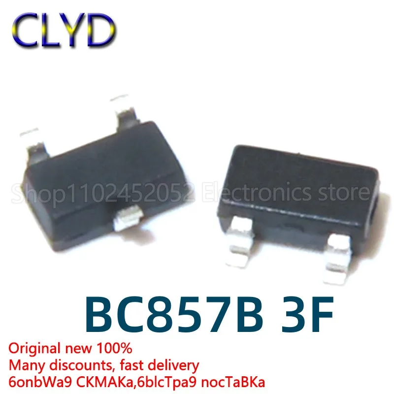 

3000PCS/LOT New and Original [Whole disc] SMT triode BC857B 3F screen printing 0.1A/45V SOT23 (3K/1 disc)