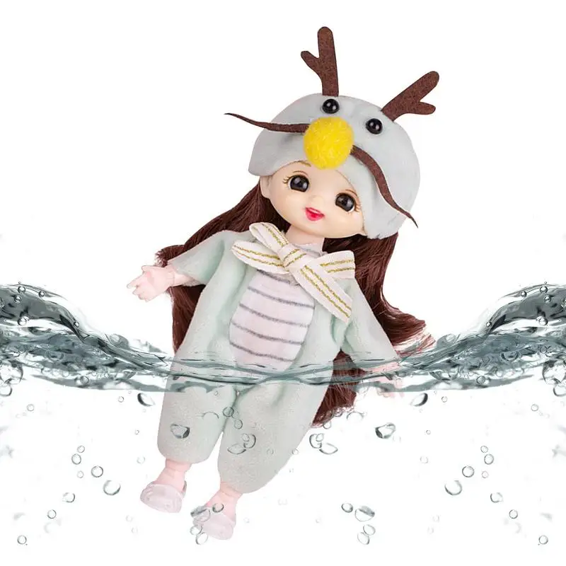 

Cute 16cm Doll With Clothes And Hairdresser DIY Movable Joints Fashion Princess Figure Girl Boy Gift Toys Christmas Gifts