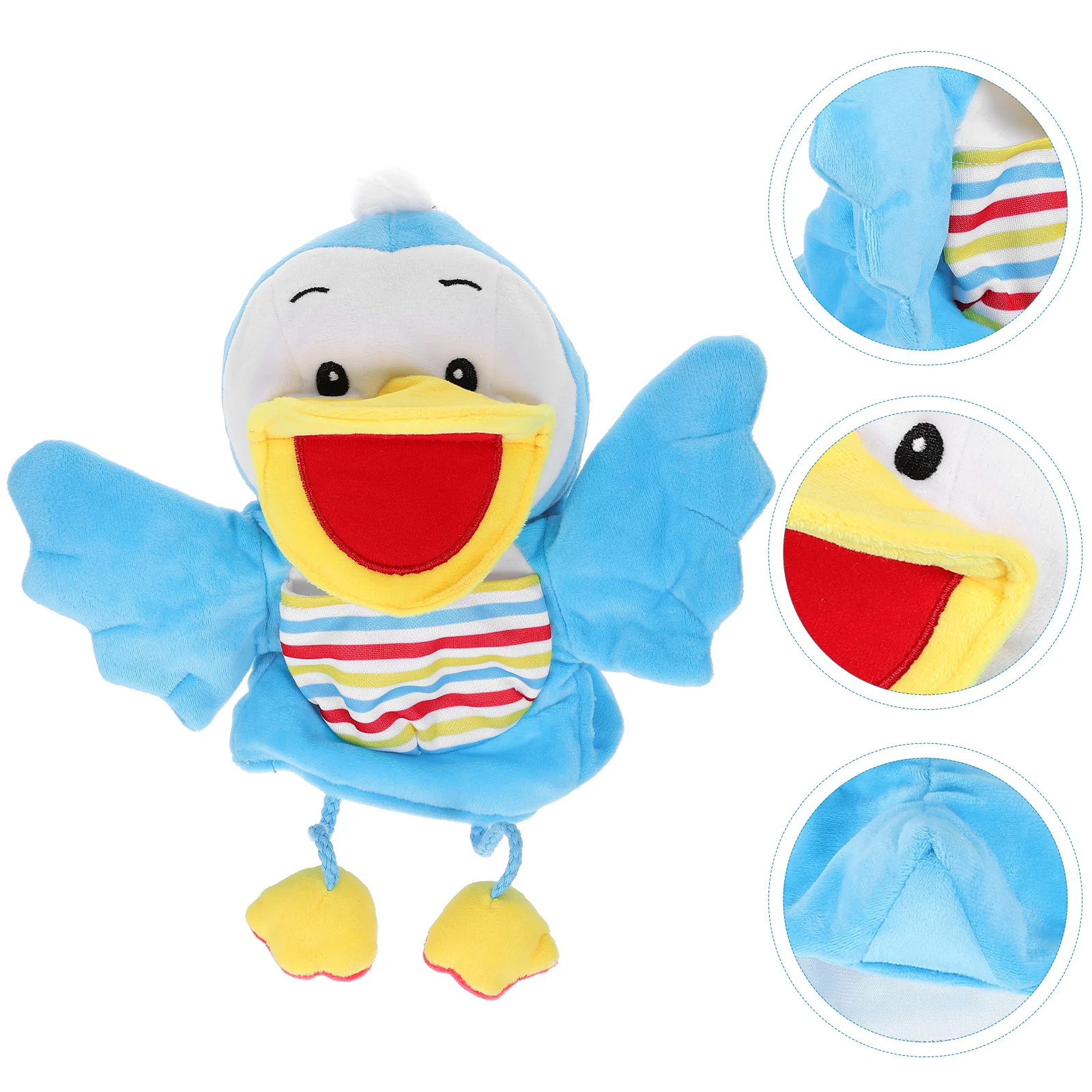 

Puppets Interactive Hand Adorable Cartoon Toy Movable Plush Toys Cute Cotton Stuffed Child Finger