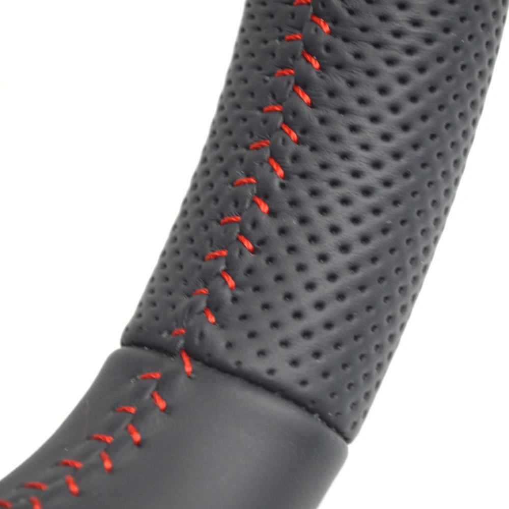 Для Audi A4B8 полуперфорированный красный провод многофункциональный руль без