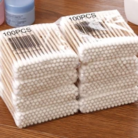 high quality 200pcs2packs double head cotton swab baby sanitary cotton swab women makeup nose ears cleaning health care tools