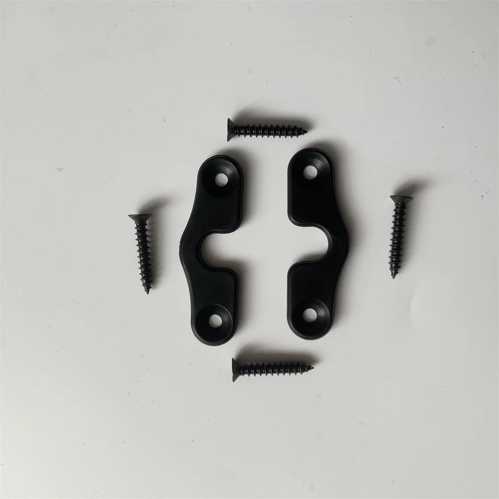 

Clips Sun Visor Black Car 2PCS Accessories Kits Left&right Mount Parts Plastic Replacement Set Sunvisor Screws