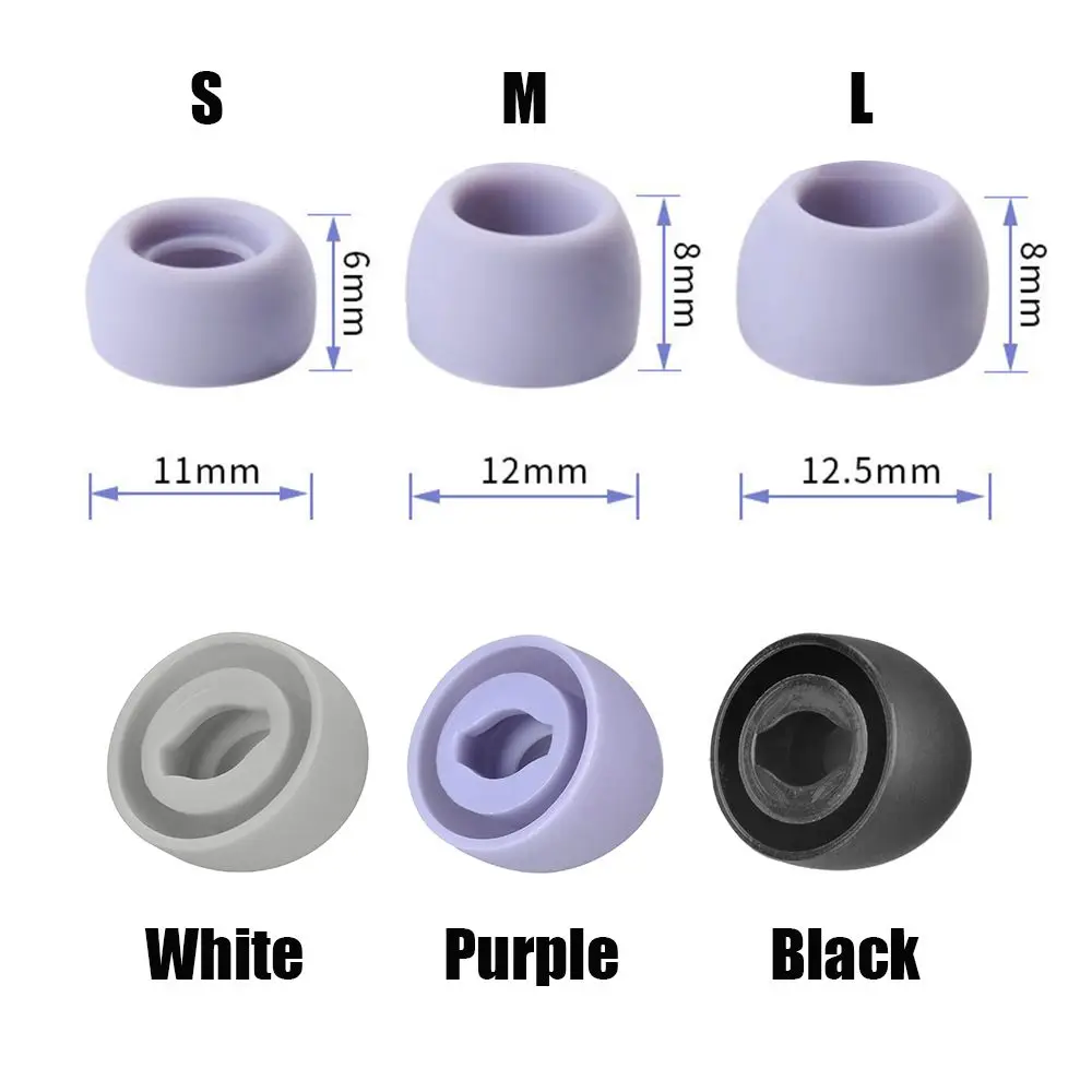 6 шт. силиконовых насадок для Samsung Galaxy Buds Pro - насадки для беспроводных наушников-вкладышей, чехол для наушников.
