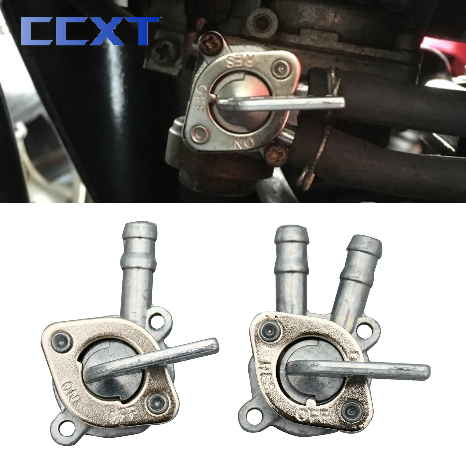 

Motorcycle Fuel Switch Valve Petcock Gas Fuel Petcock Switch For Honda TRX70 TRX90 TRX125 CT110 CT90 ATC110 ATC70 ATC125 ATC110E