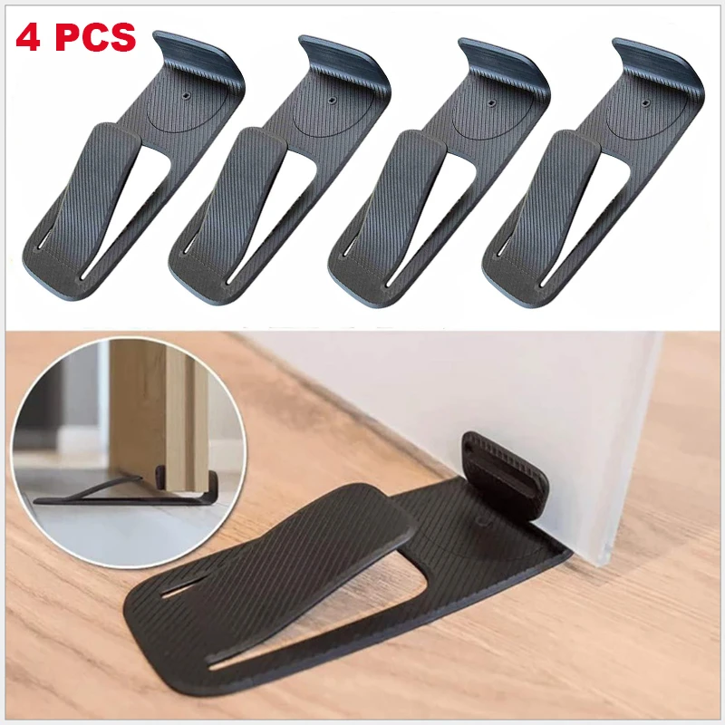 Door Stopper Safety Protector Creative Door Open Wedge Shaped Holder Safe Floor Multi-function Door Stopper