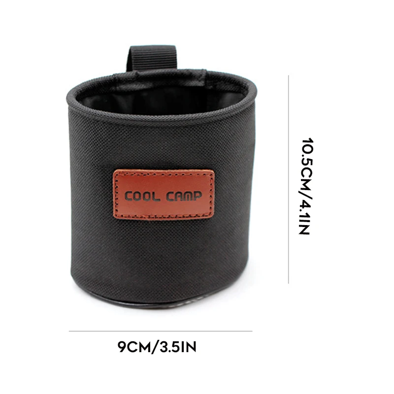 

Outdoor Camping Side Cup Holder Portable Drink Holder for Backpack Bicycle Scooter Easy Installation ED889