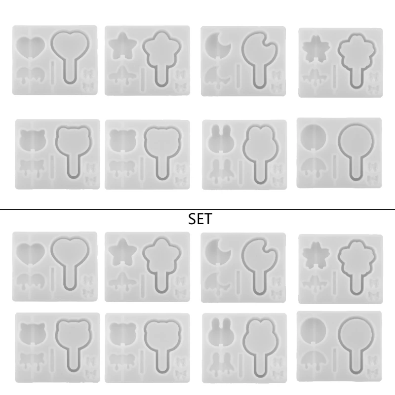Милые леденцы зыбучие пески силиконовая форма шейкер из смолы DIY кулон брелок для