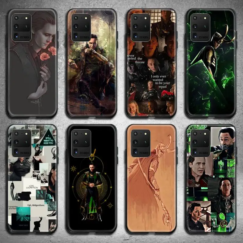 

Marvel Avengers Loki Phone Case For Samsung Galaxy S21 Plus Ultra S20 FE M11 S8 S9 plus S10 5G lite 2020