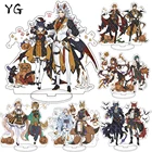 Аниме Genshin ударная фигурка Zhongli тартаглия искусственная тарелка настольная искусственная Тыква для Хэллоуина подарки на Рождество