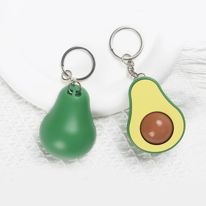 Модный брелок с авокадо игривое средство для снятия стресса игрушка-брелок