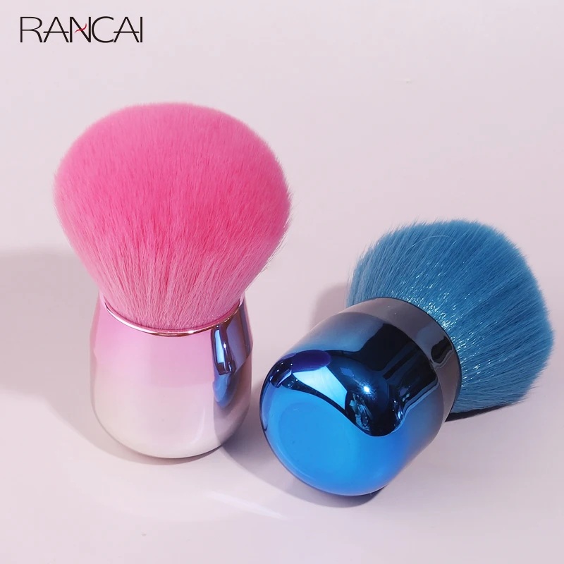 

RANCAI 1 Pcs Large Soft Hair Loose Powder Foundation Blusher Makeup Brushes Cosmetics Mushroom Make Up Brush Beauty Tools Sets