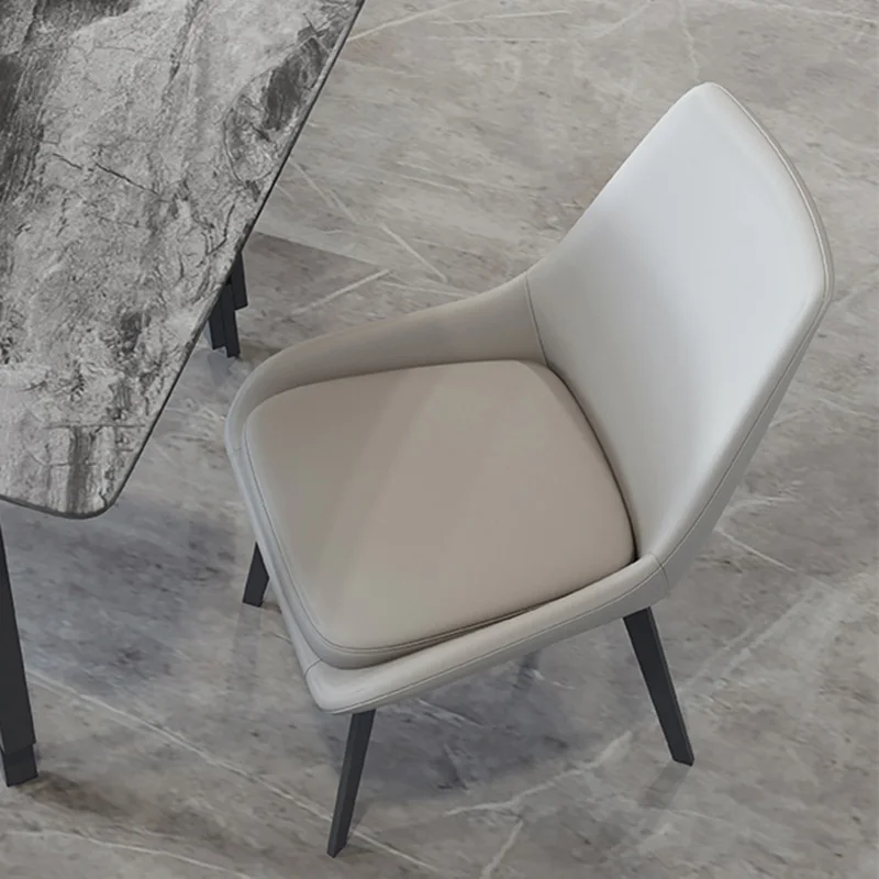 

Comfortable Modern Dining Chairs Desig European Makeup Upholstered Chair Backrest Ergonomic Adults Sillas Dining Table Furniture