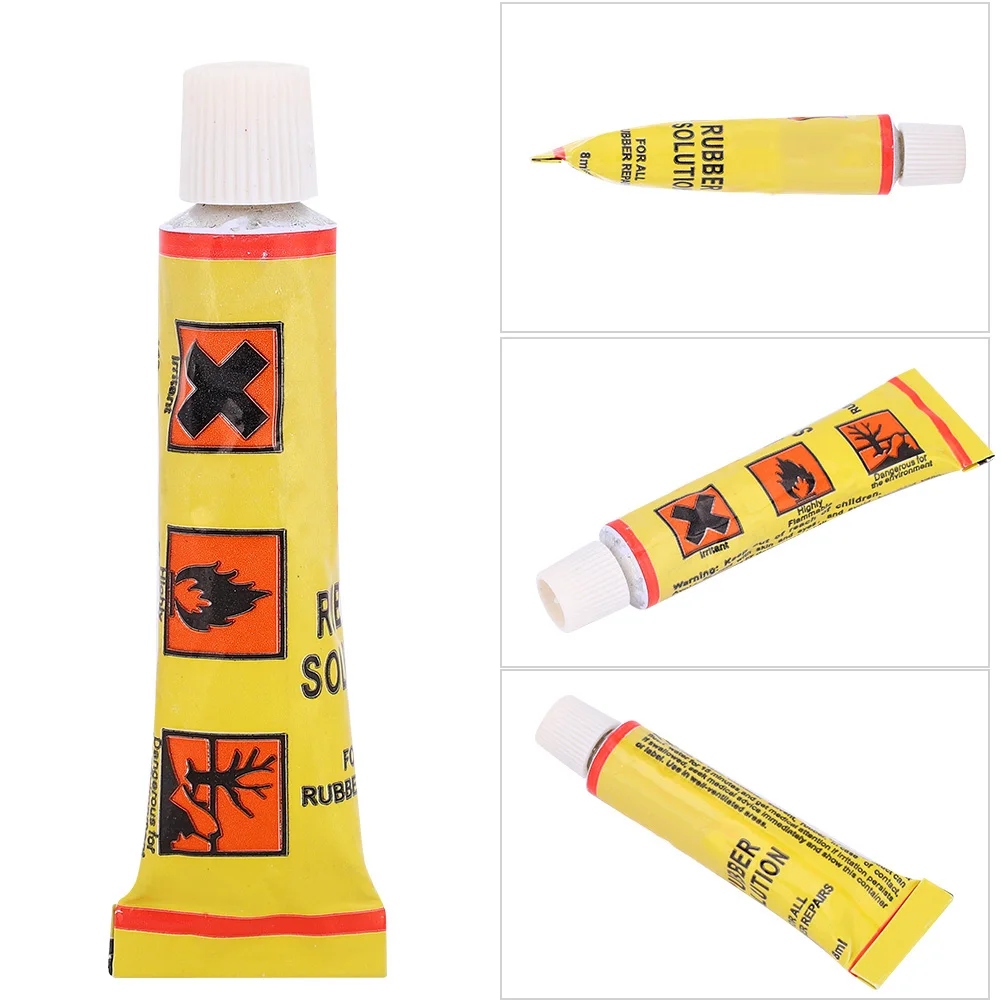 1pcs Bicycle Bike Tire Tyre Tube Patching Glue Rubber Cement Adhesive Repair Tool Bike Accessory 8ML