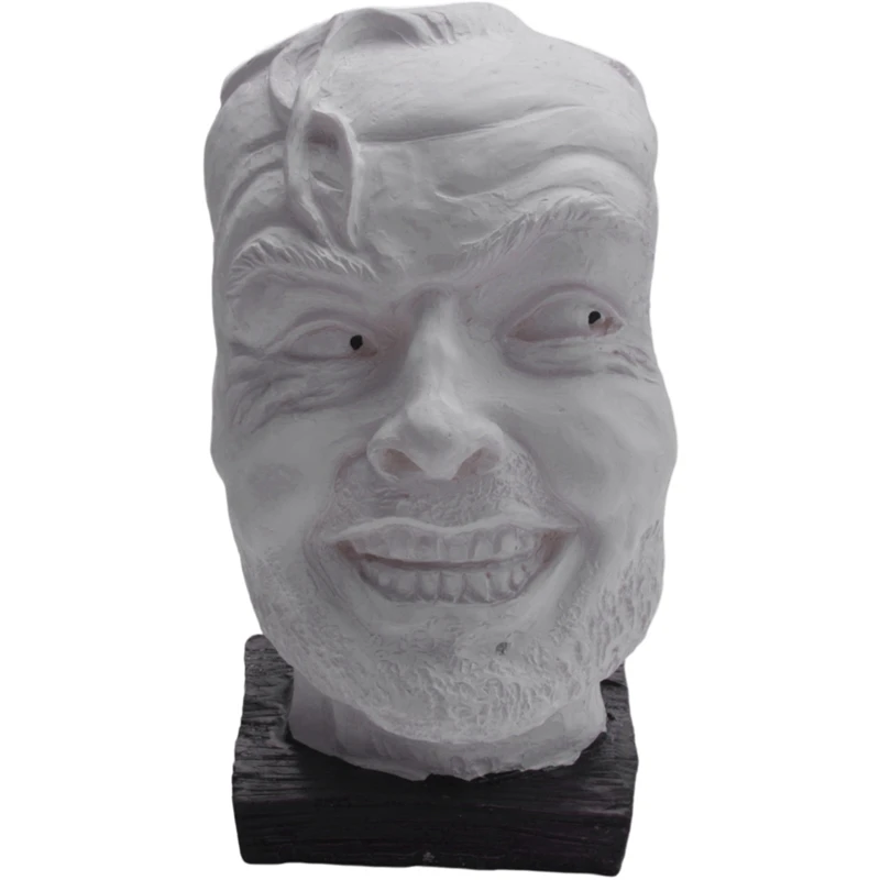 

2X Sculpture Of The Shining Bookend Library Here's Johnny Sculpture Resin Desktop Ornament Book Shelf Sculpture