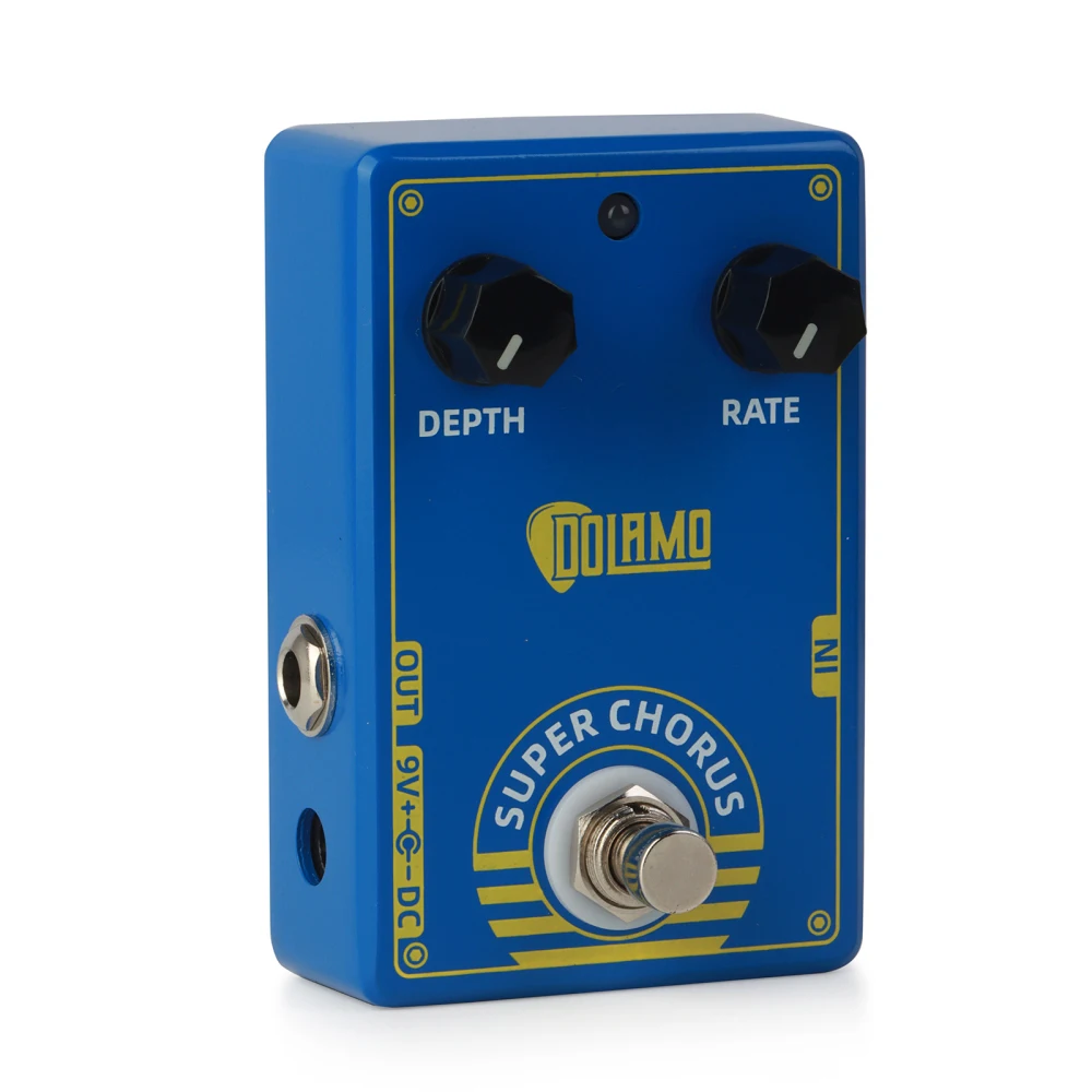 

Electric Guitar Effect Pedal D-3 Hard Alloy Shell Stringed Instrument Effector With Multi-adjustment Knob Musical Accessories