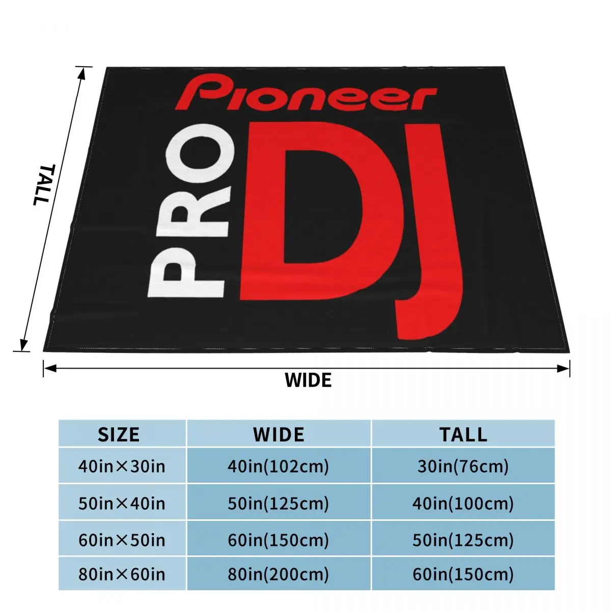 Uomo Donna Pioneer Dj Pro Cdj 2000 1000 400 Cd Player Blend Casual Pride Мужское унисекс новое одеяло Fa