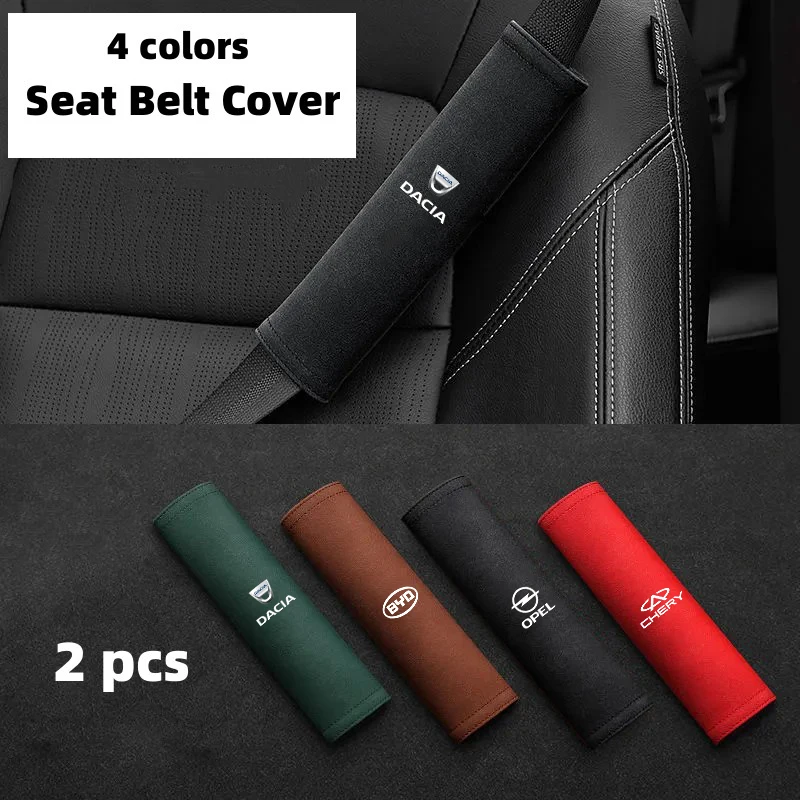 

2Pcs Car Seat Belt Shoulder Protect Strap Pad Cover For VW Passat Golf 4 5 6 Tiguan Polo Scirocco Jetta CC B5 B6 B7 T-ROC Touran