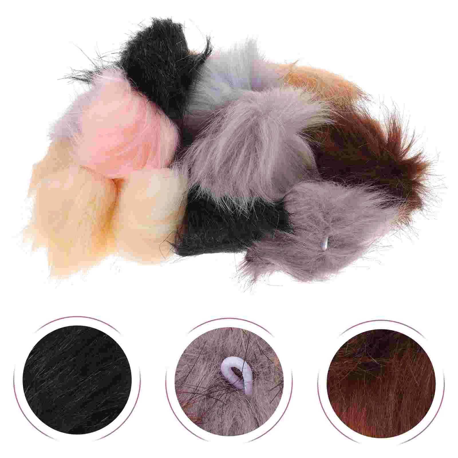 24 шт. плюшевые шарики с мехом помпонами для шапок пушистые украшения