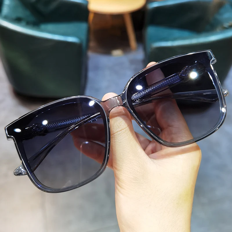 

Мужские и женские солнцезащитные очки с большими оправами, в Корейском стиле