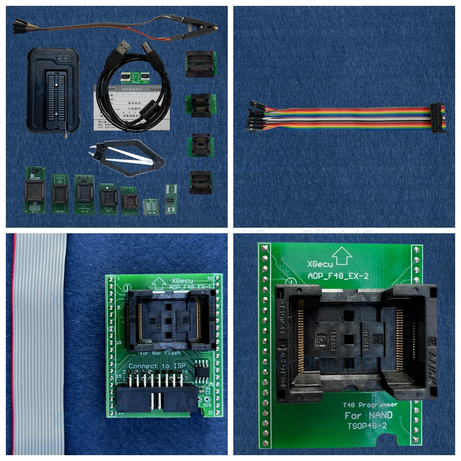 

Программатор XGecu T48 [Φ] с поддержкой 32000 + микросхем для тестера EPROM/MCU/SPI/Nor/NAND Flash/EMMC/ IC + 14 деталей + другие адаптеры