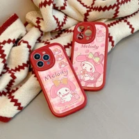 funny my melody kuromi phone cases for iphone 13 12 11 pro max mini xr xs max 8 x 7 se 2020 back cover