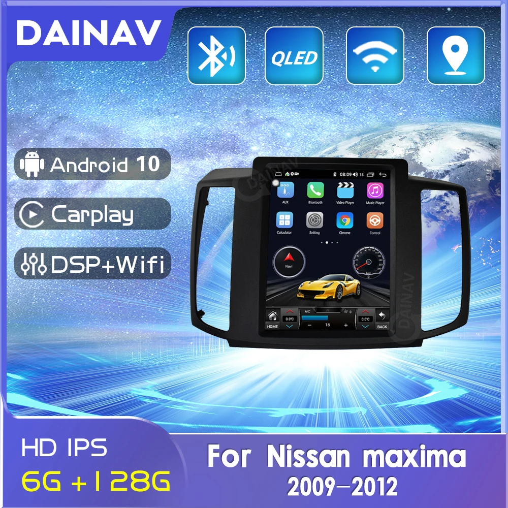 

128GB Android Radio stereo for Nissan MAXIMA 2009 2010 2011 2012 carplay Car Multimedia DVD Player GPS Navigation Autoradio Play